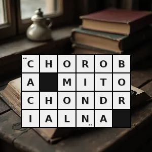 Hasło krzyżówkowe choroba genetyczna wynikająca z zaburzeń w funkcjonowaniu i strukturze mitochondriów - choroba mitochondrialna – rozwiązanie, synonimy, podpowiedzi i definicje krzyżówkowe